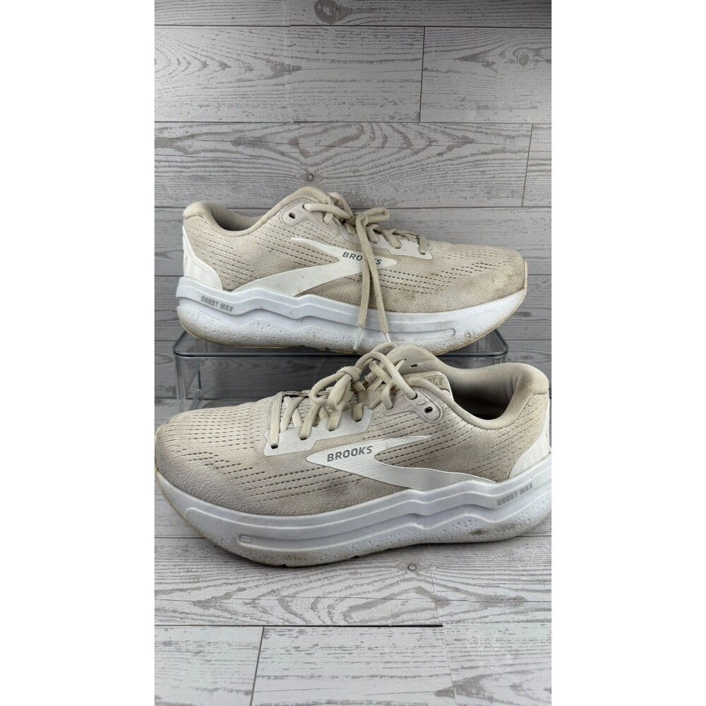 Brooks Ghost Max 2 1104312E168 White 10 2E Mens Sneakers Mesh Running Shoes #34